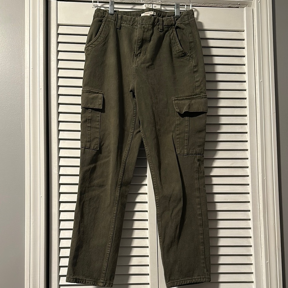 PacSun Olive Straight Leg Jeans